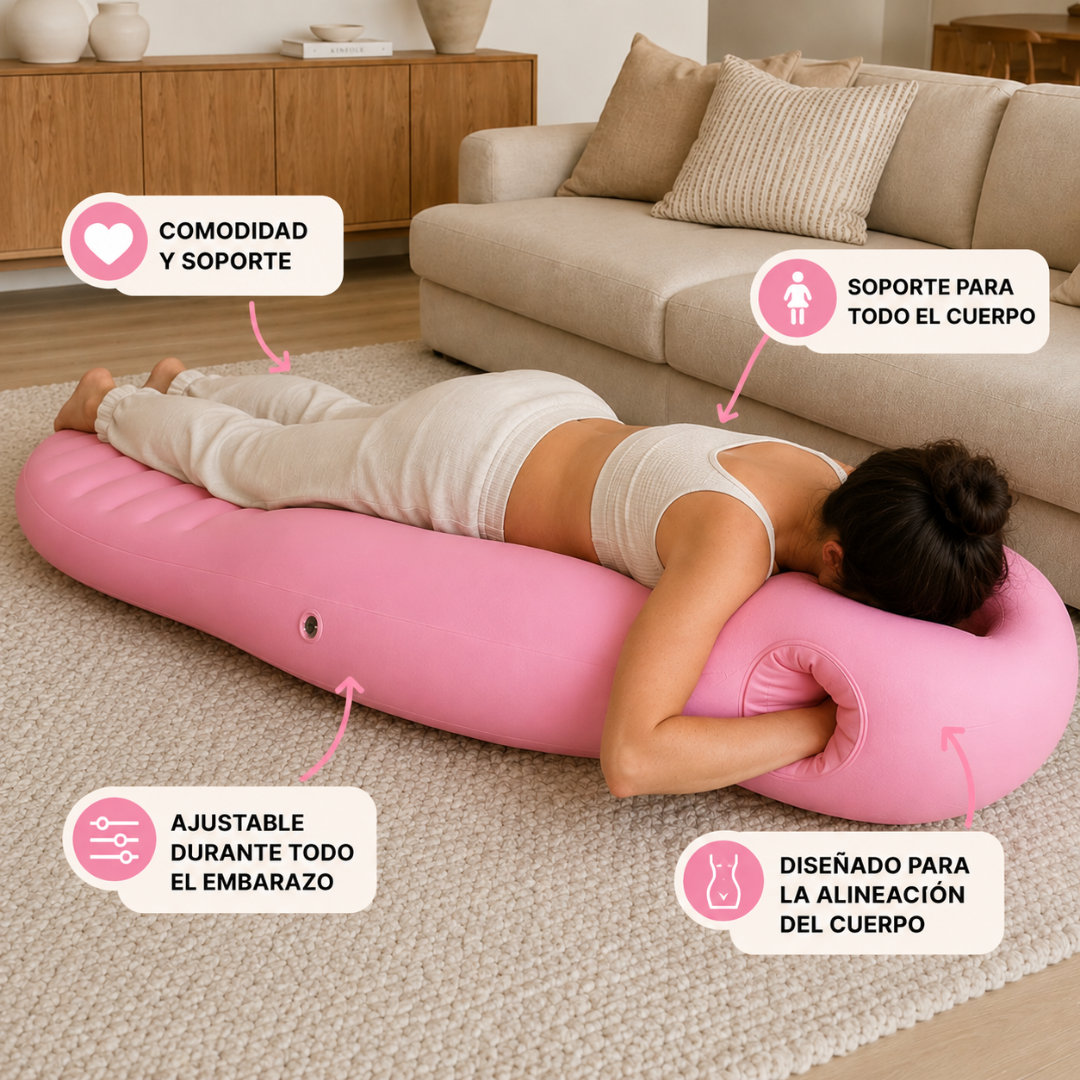 Almohada De Embarazo Para Dormir Boca Abajo
